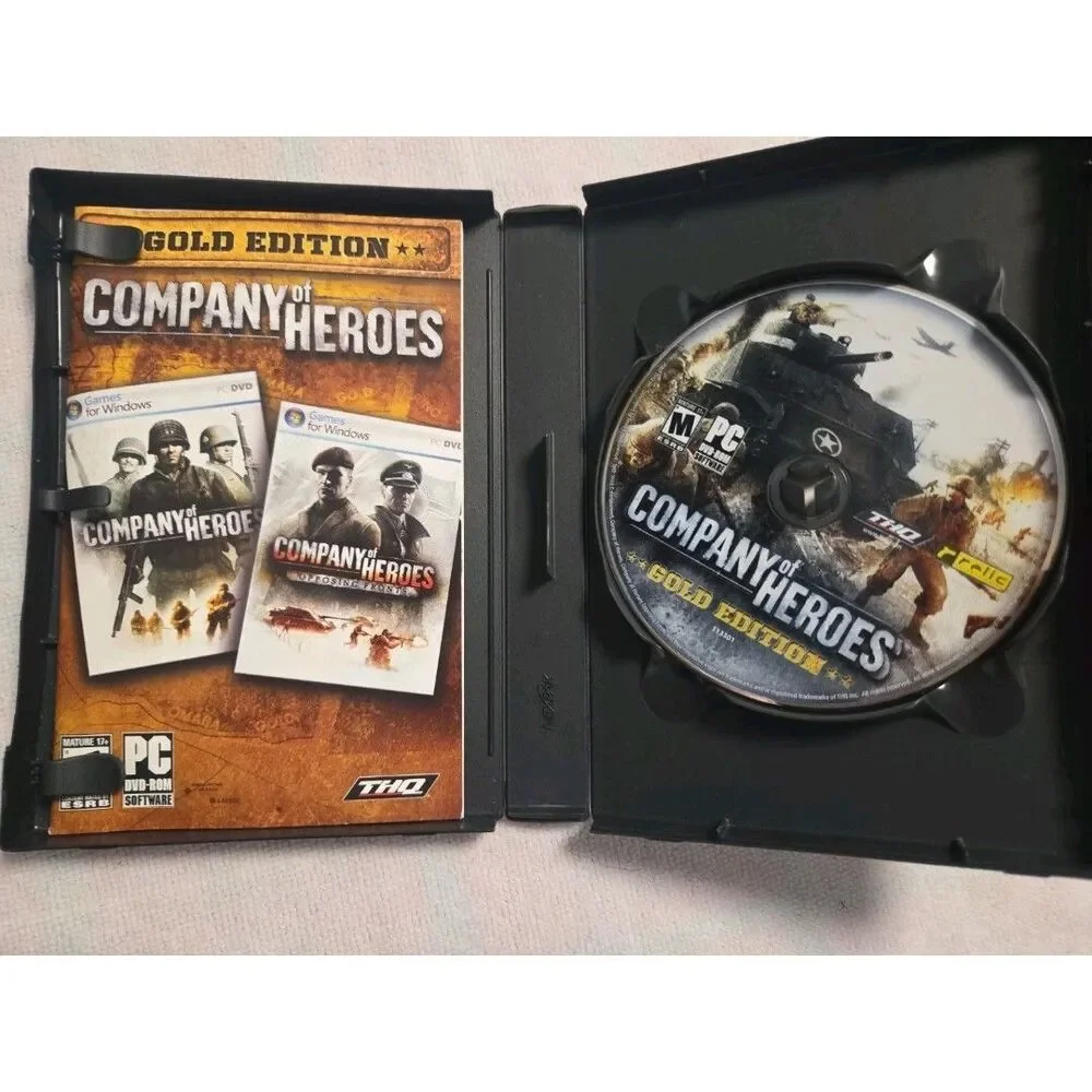 Company of Heroes: Gold Edition PC, 2008Complete with Box and Manual